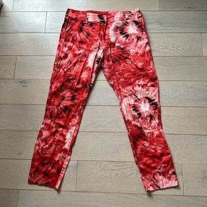 Siste’s Tie Dye Cropped Chino Pants